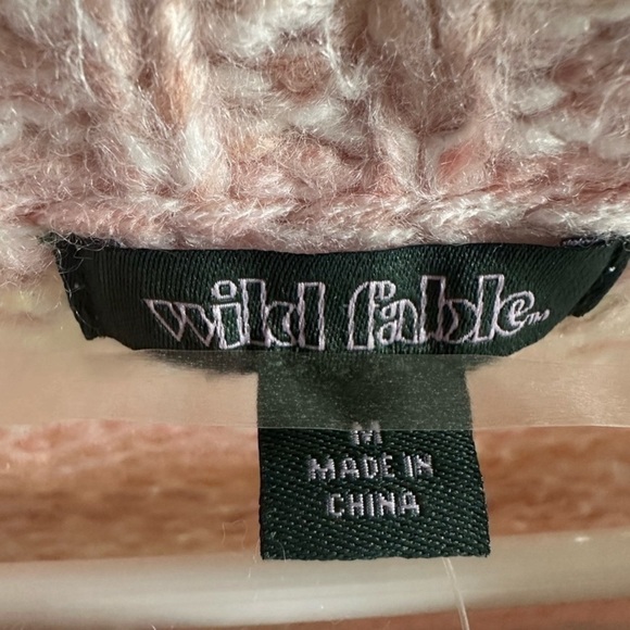 Wild Fable Sweater Size M Orange Space Dye Crewneck Pullover NWT - Picture 4 of 8